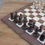 Miniatura: JUEGO AJEDREZ TABLERO NOGAL