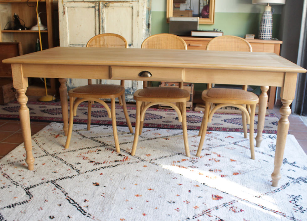 Miniatura: MESA ESTILO TOCINERA EN HAYA (L)
