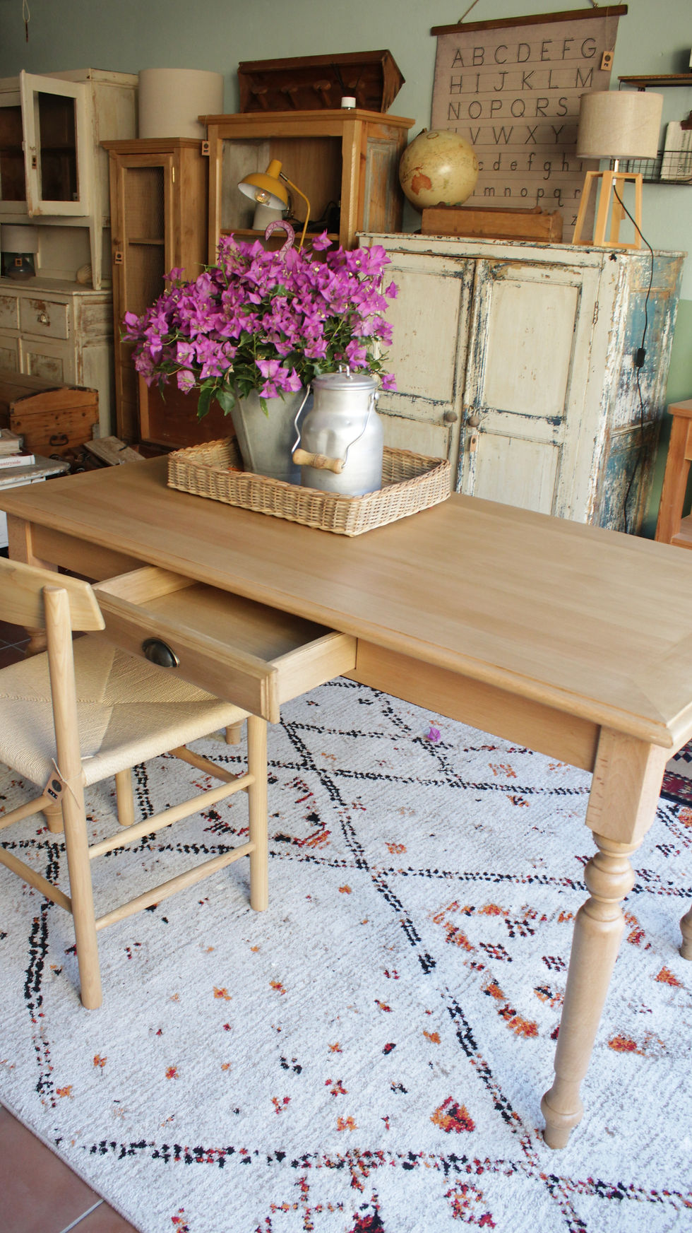 Miniatura: MESA ESTILO TOCINERA EN HAYA (M)