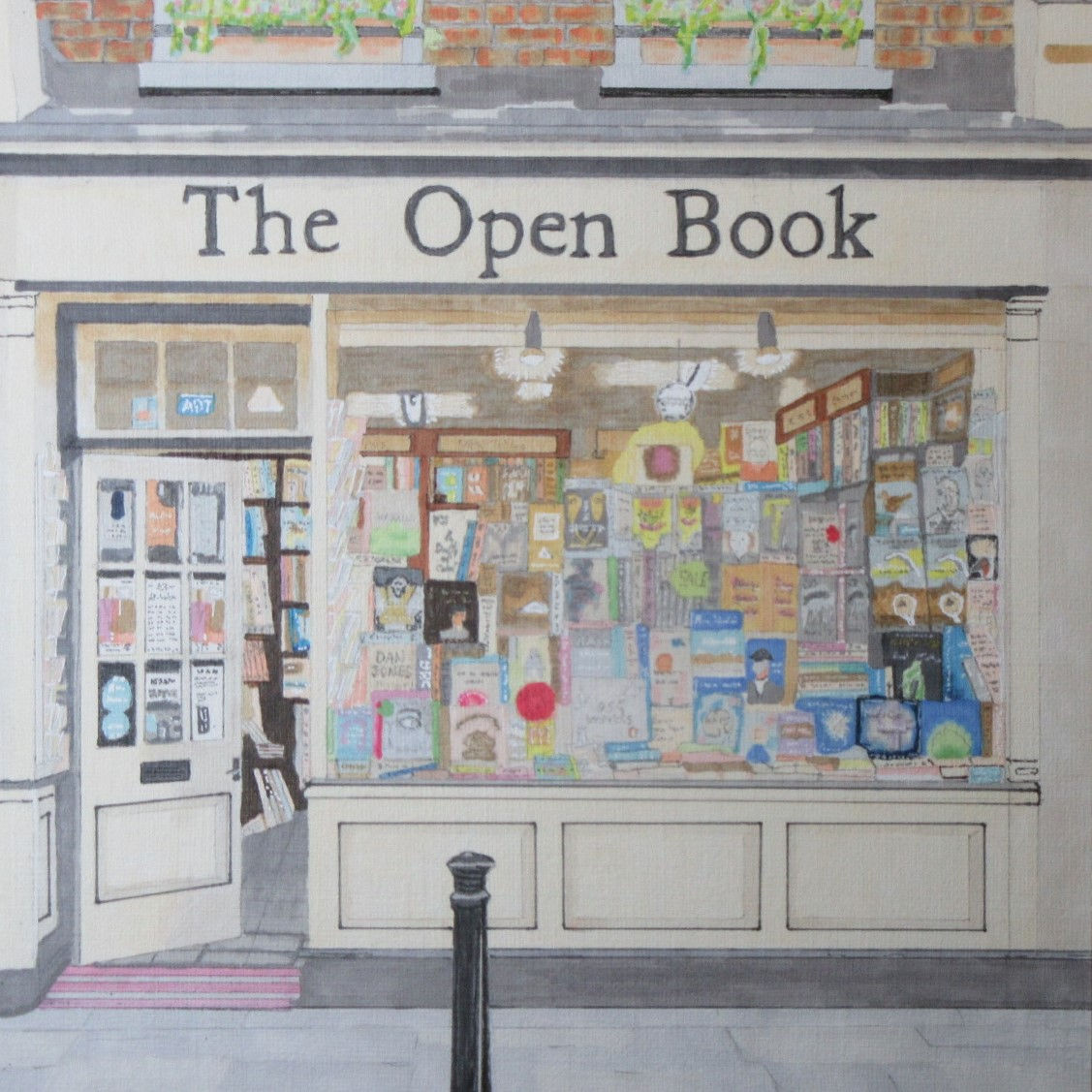 The Open Book greetings card