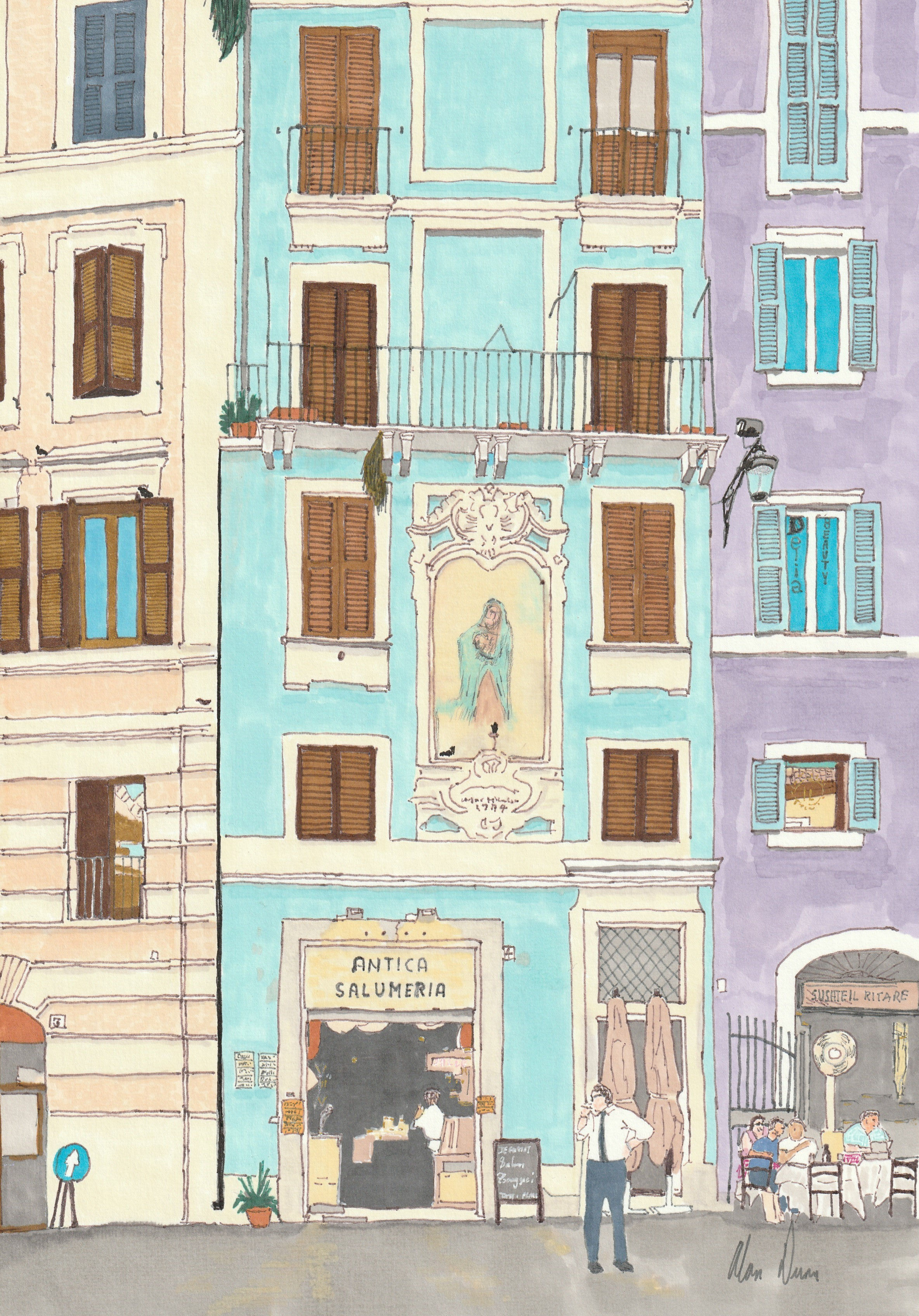 Antica Salumeria Fine Art Print