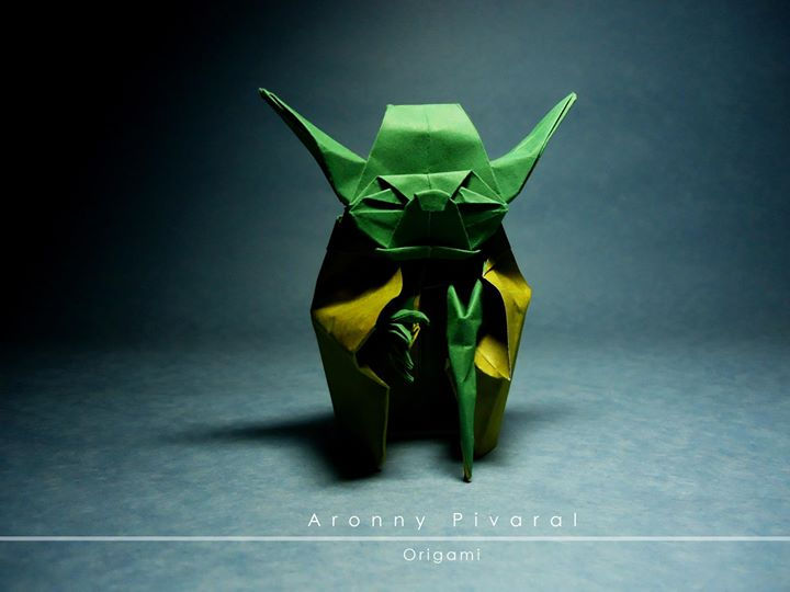 Facebook - Jedi Master Yoda
Diseño: Fumiaki Kawahata
#Origami - #Papiroflexia