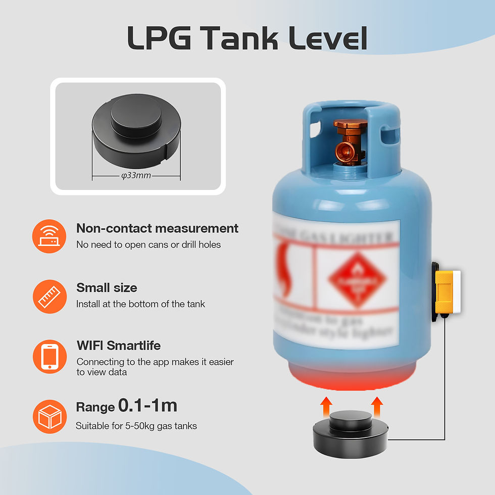 Miniatura: Moray ME204R Customized Gateway Mobile APP High Accuracy Propane Butane LPG Tank