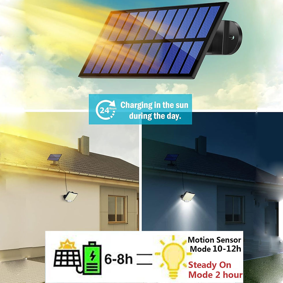 Miniatura: 234 LED Solar Lights Outdoor Super Bright Human Motion Sensor Security Flood Wal