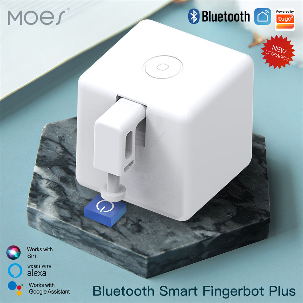 MOES Tuya Smart Bluetooth Fingerbot Switch Button Pusher Smart Life App Voice Co