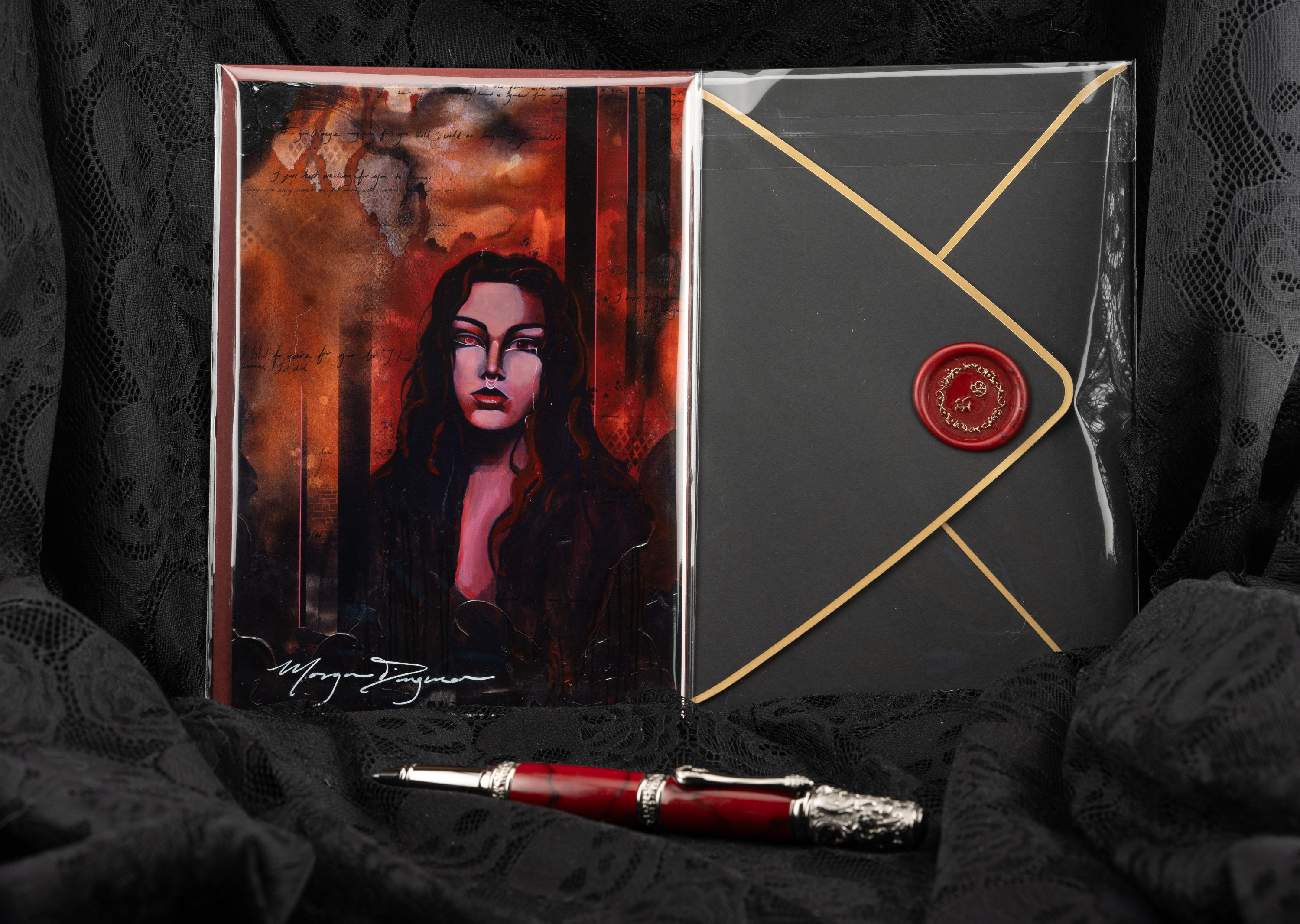 Left Bleeding Out (Postcard)