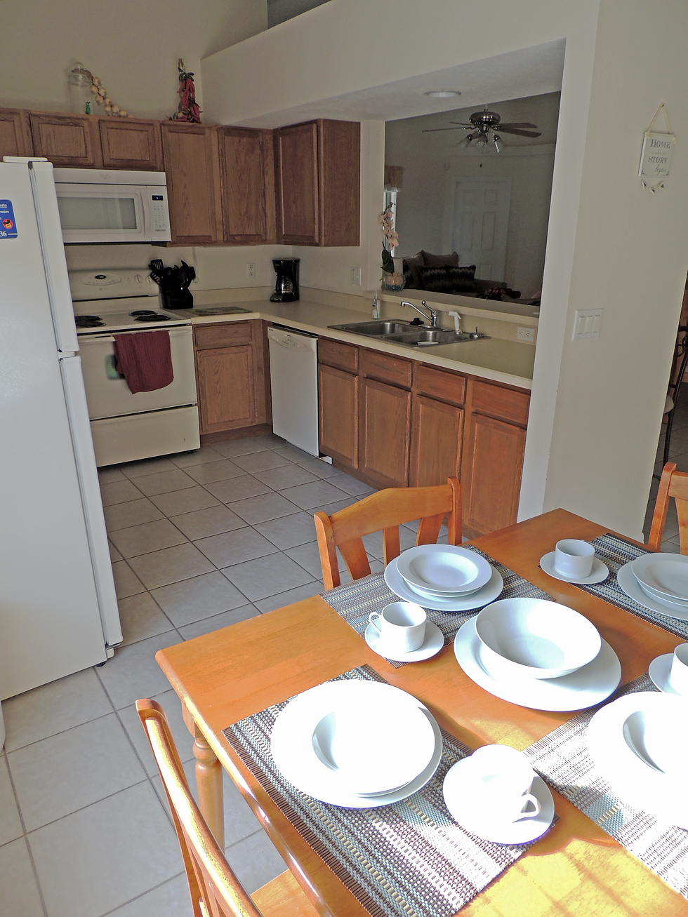 Kitchen plus causal dining