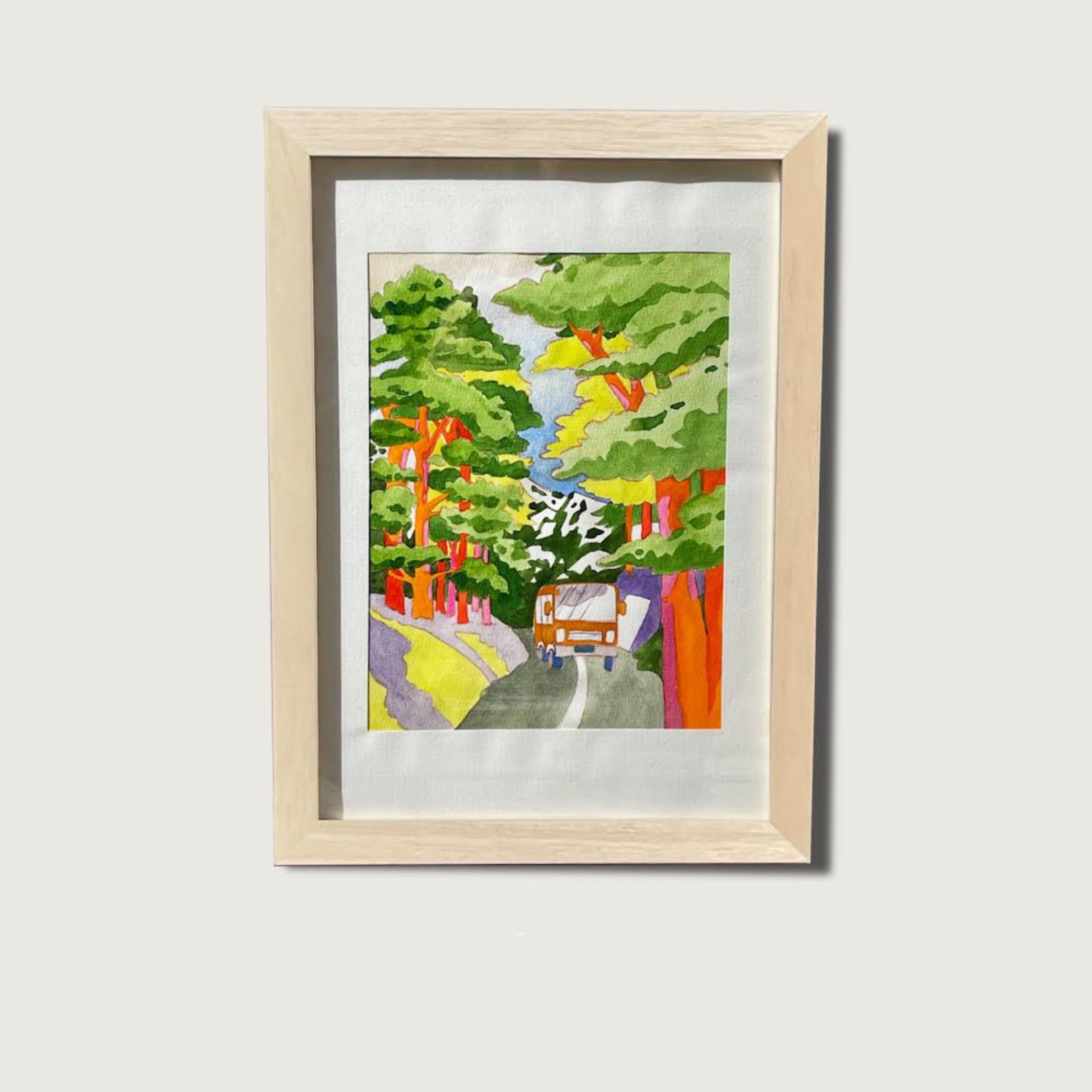 « Début d’histoire », peinture, dessin original