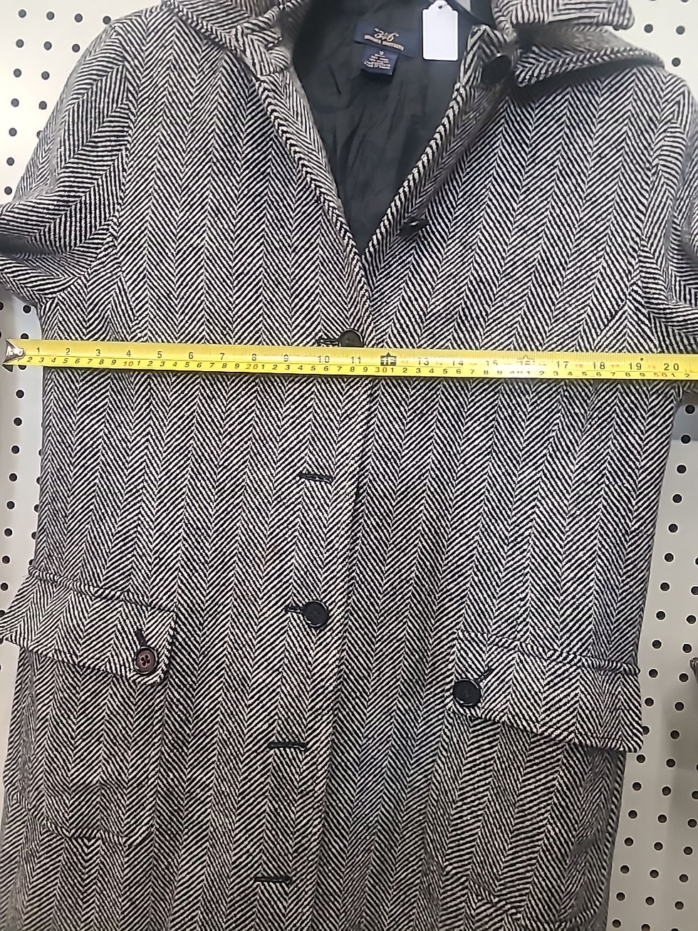 Thumbnail: 346 brooks brothers women coats hooded charcoal grey size 12