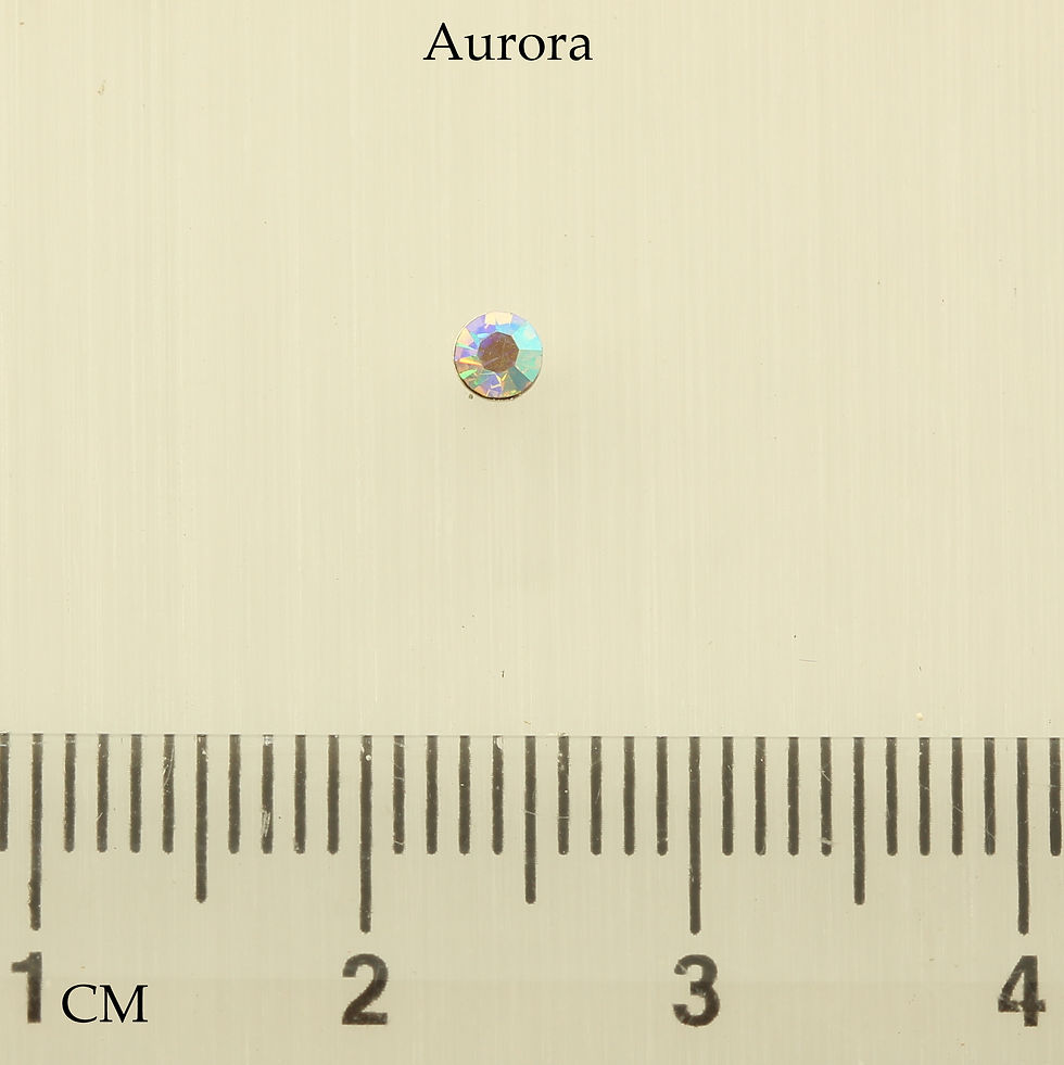 Thumbnail: 10 Colours Cup Set Crystal Stud Size 4