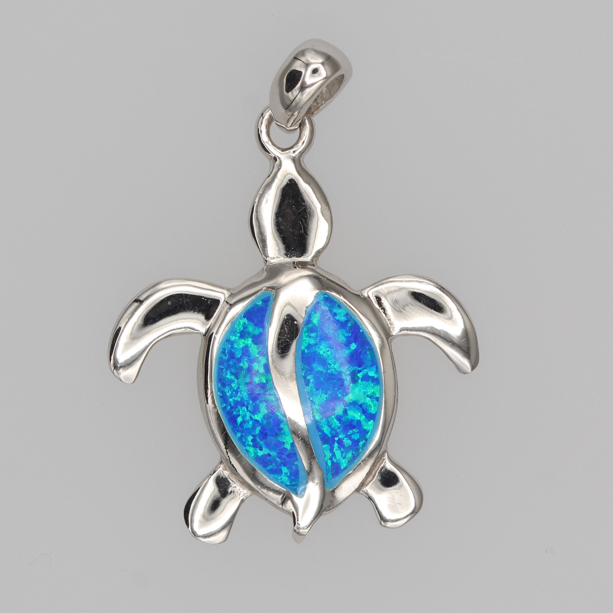 Gilson Opal Turtle Pendant