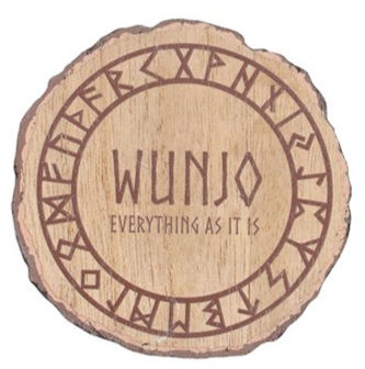 Thumbnail: Norse Mythology Wood Slice Coasters