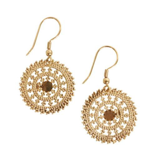 Delicate Circle Earrings
