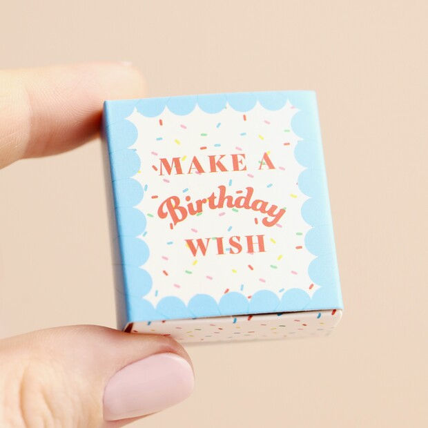 Thumbnail: Tiny Matchbox Cake Trinket "Make A Birthday Wish"