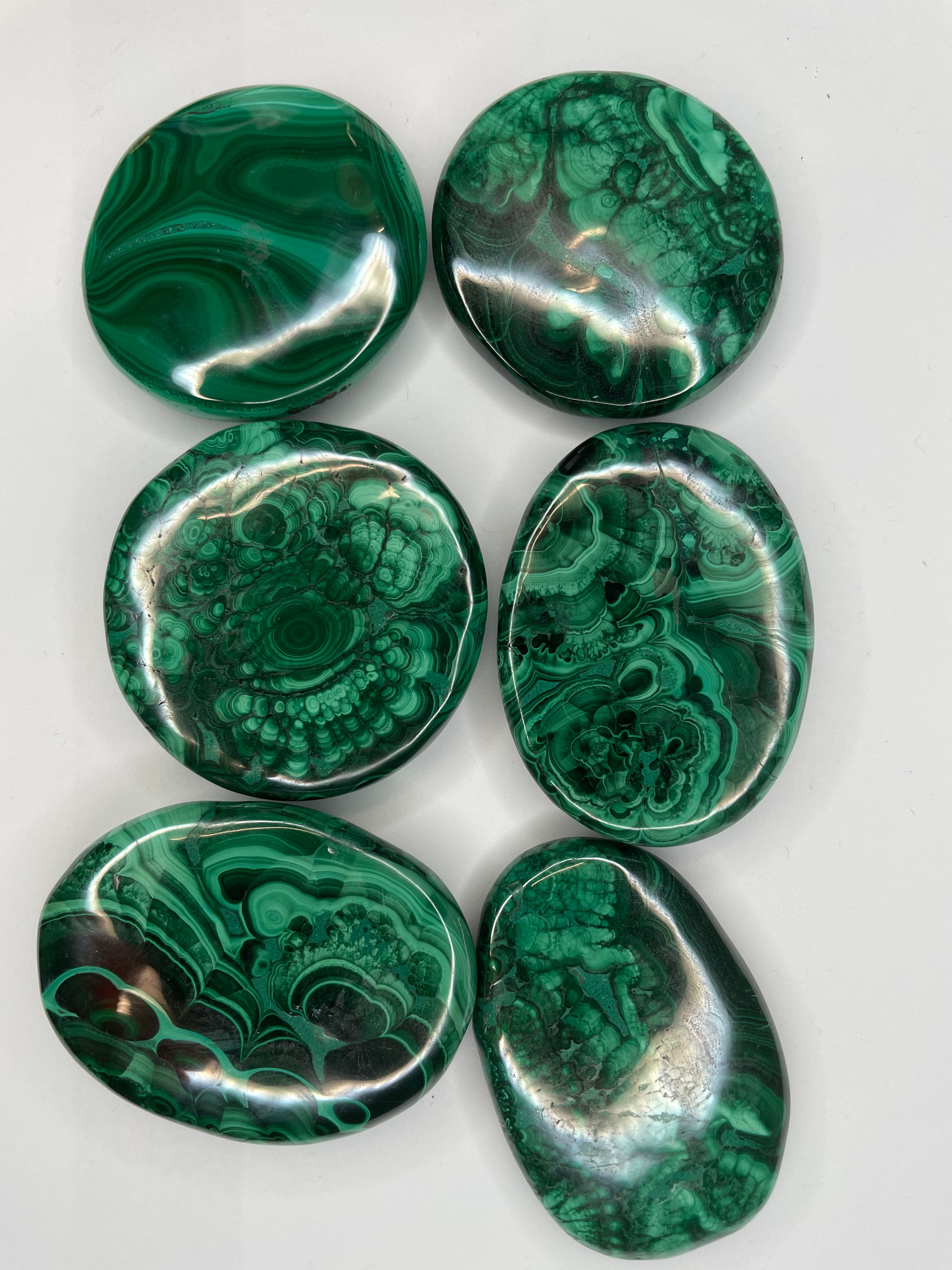 Malachite Palmstones