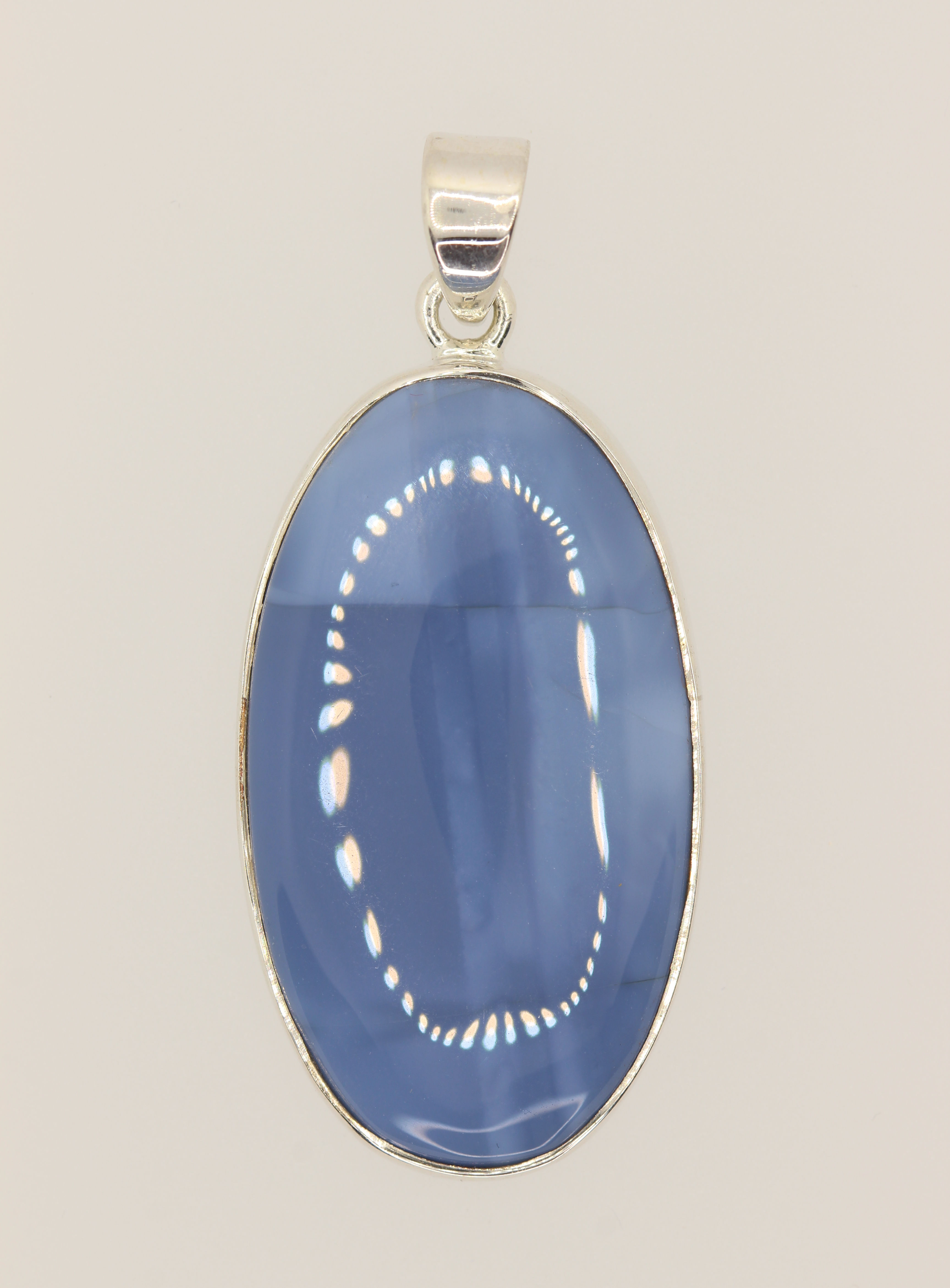 Blue Owyhee Opal Pendant