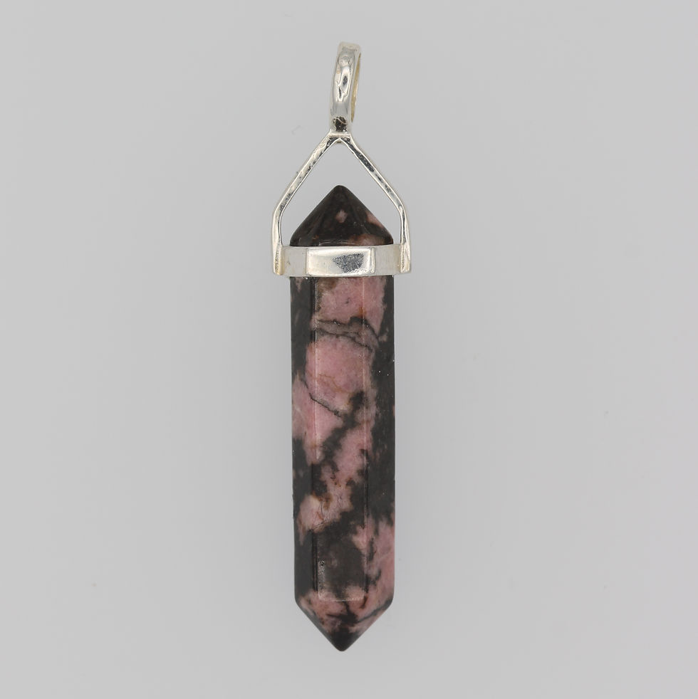 Rhodonite Point Pendant