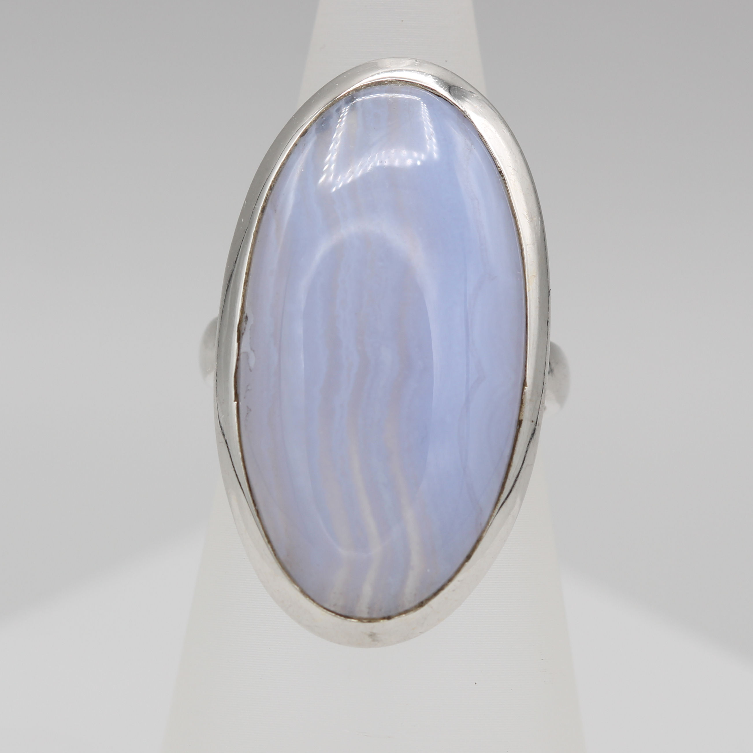 Blue Lace Agate Ring