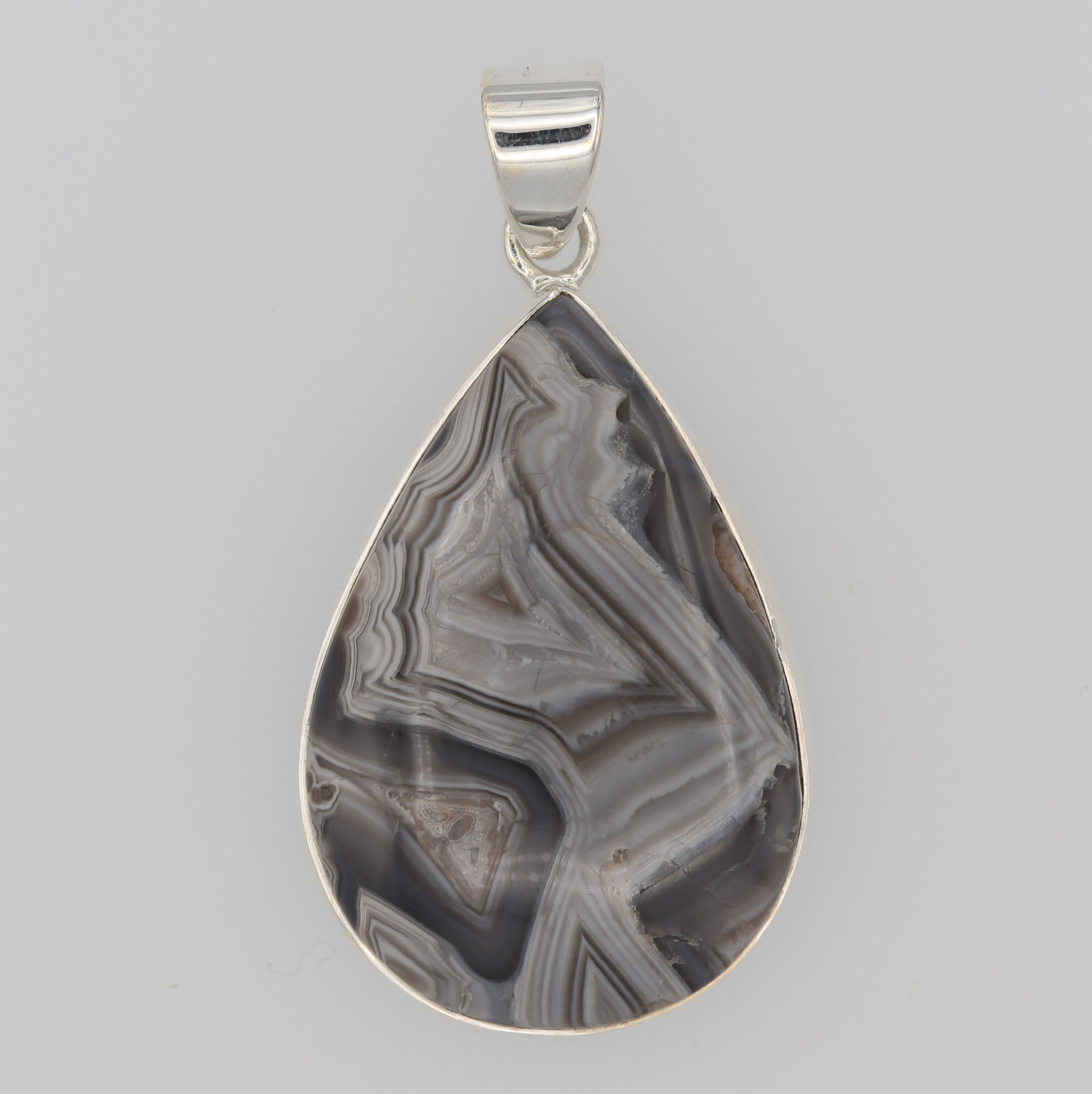 Crazy Lace Agate Pendant