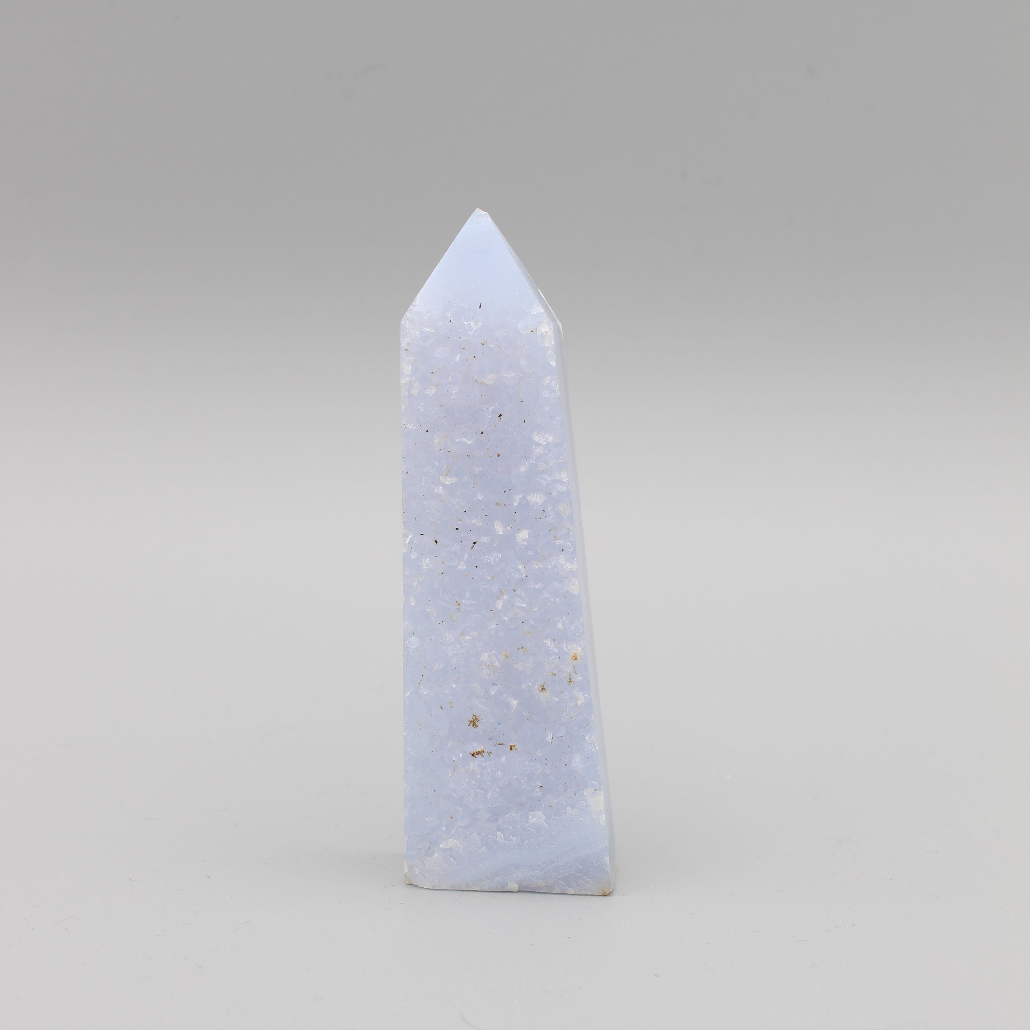 Blue Lace Agate Druzy Point