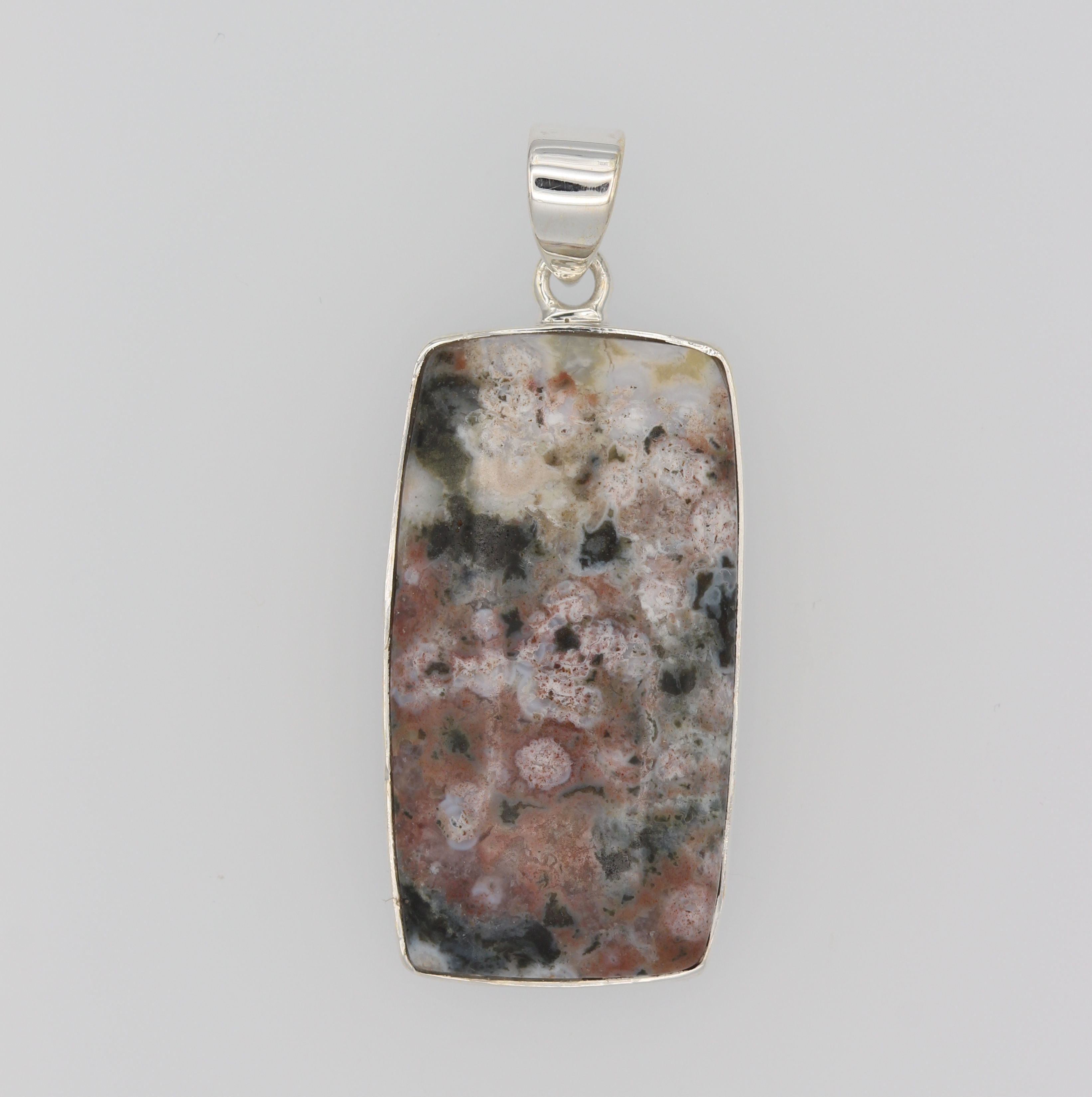 Orbicular Jasper Pendant