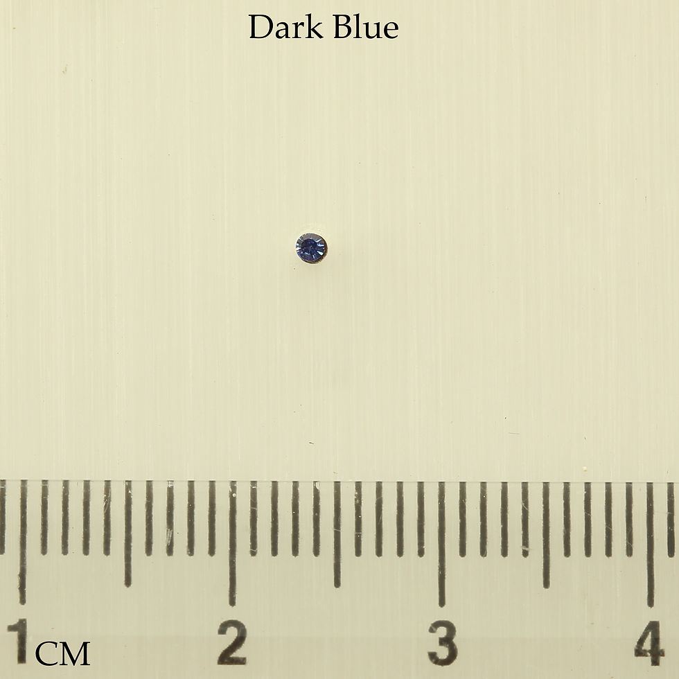 Thumbnail: 10 Colours Cup Set Crystal Stud Size 2