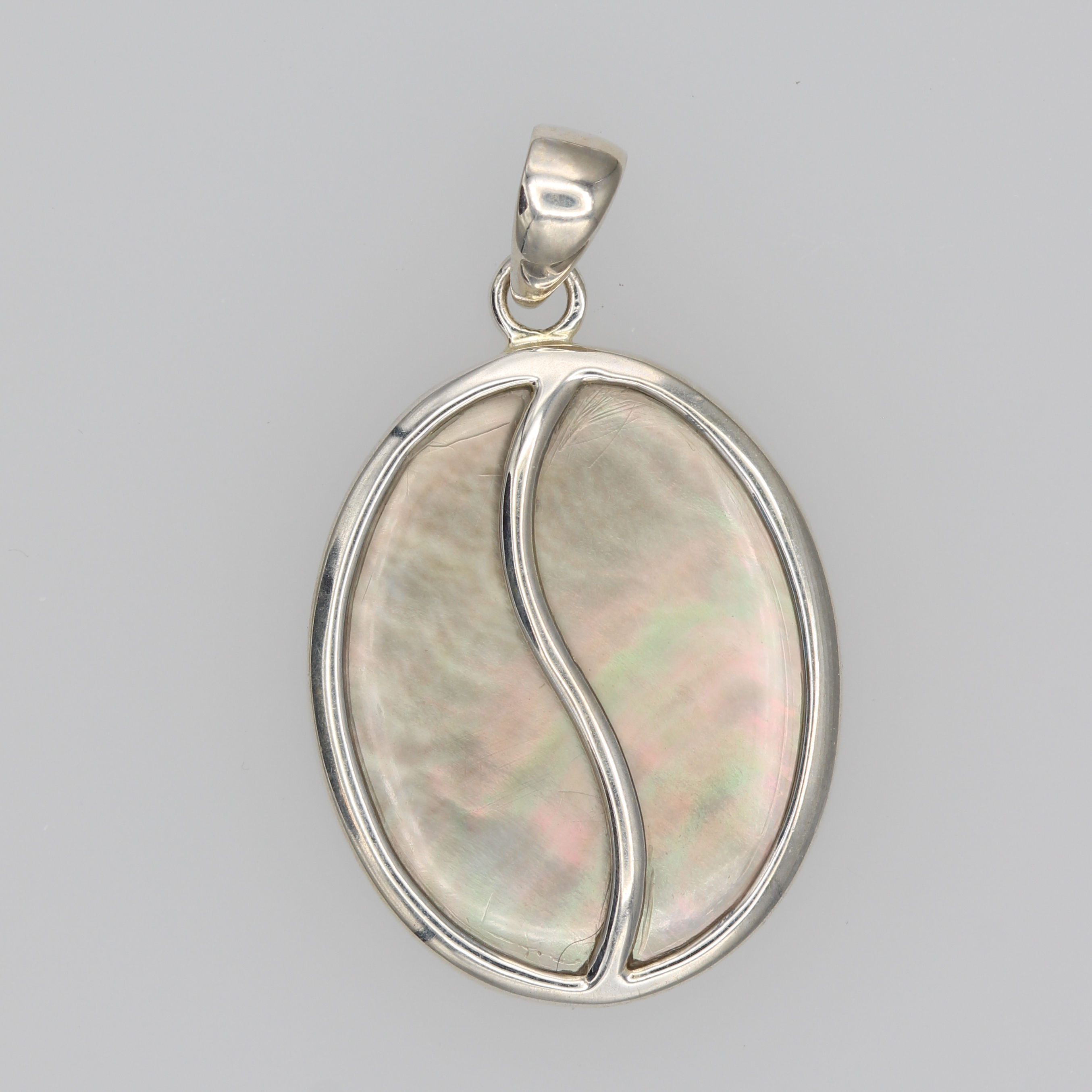 Mother-of-Pearl and Abalone Pendant