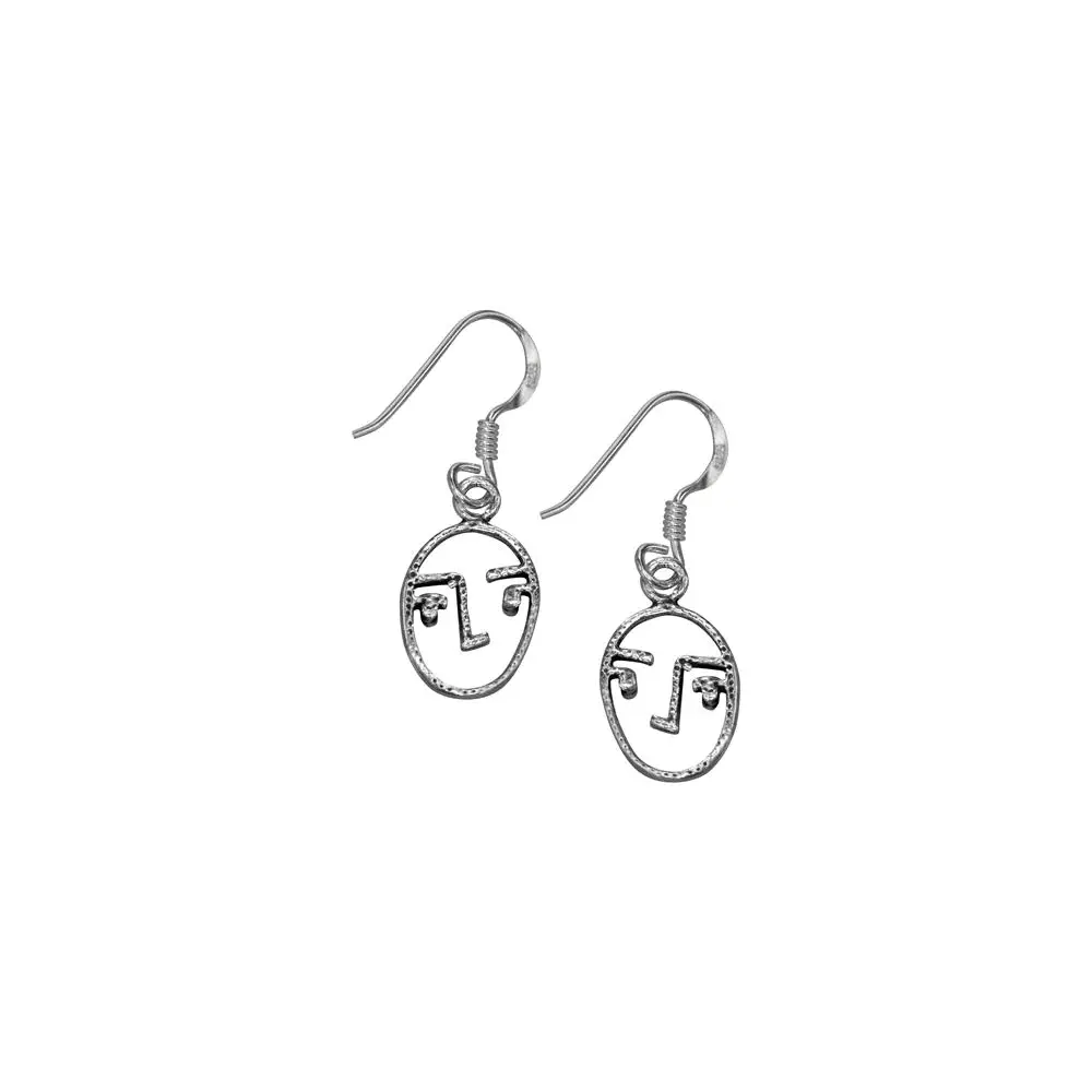Picasso Face Earrings
