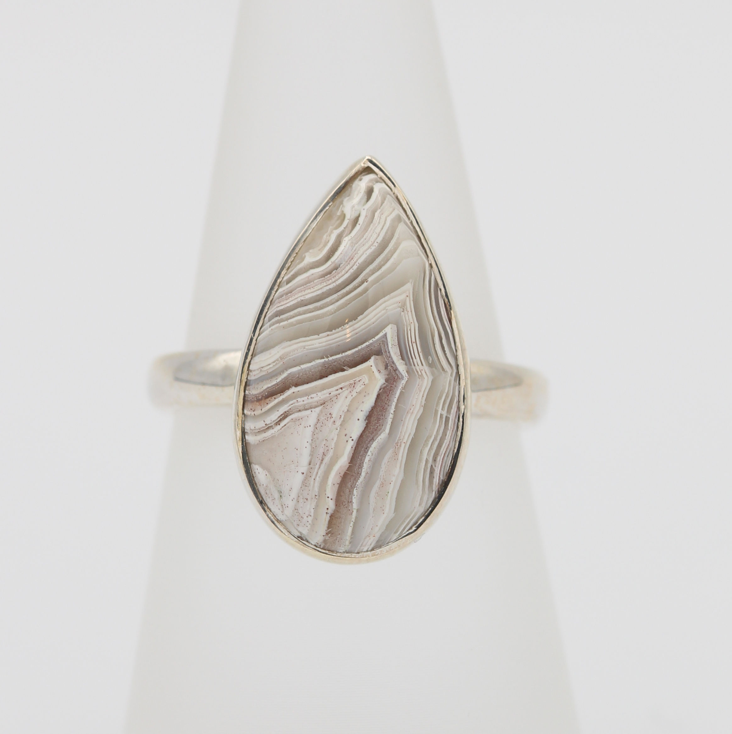 Crazy Lace Agate Ring