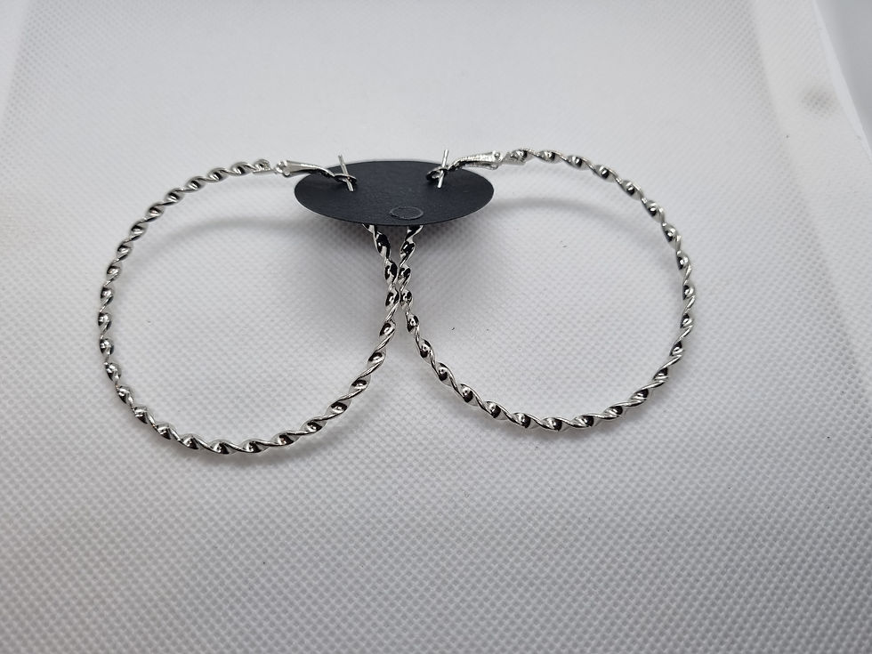 Miniature : Boucles d'oreilles argentées 