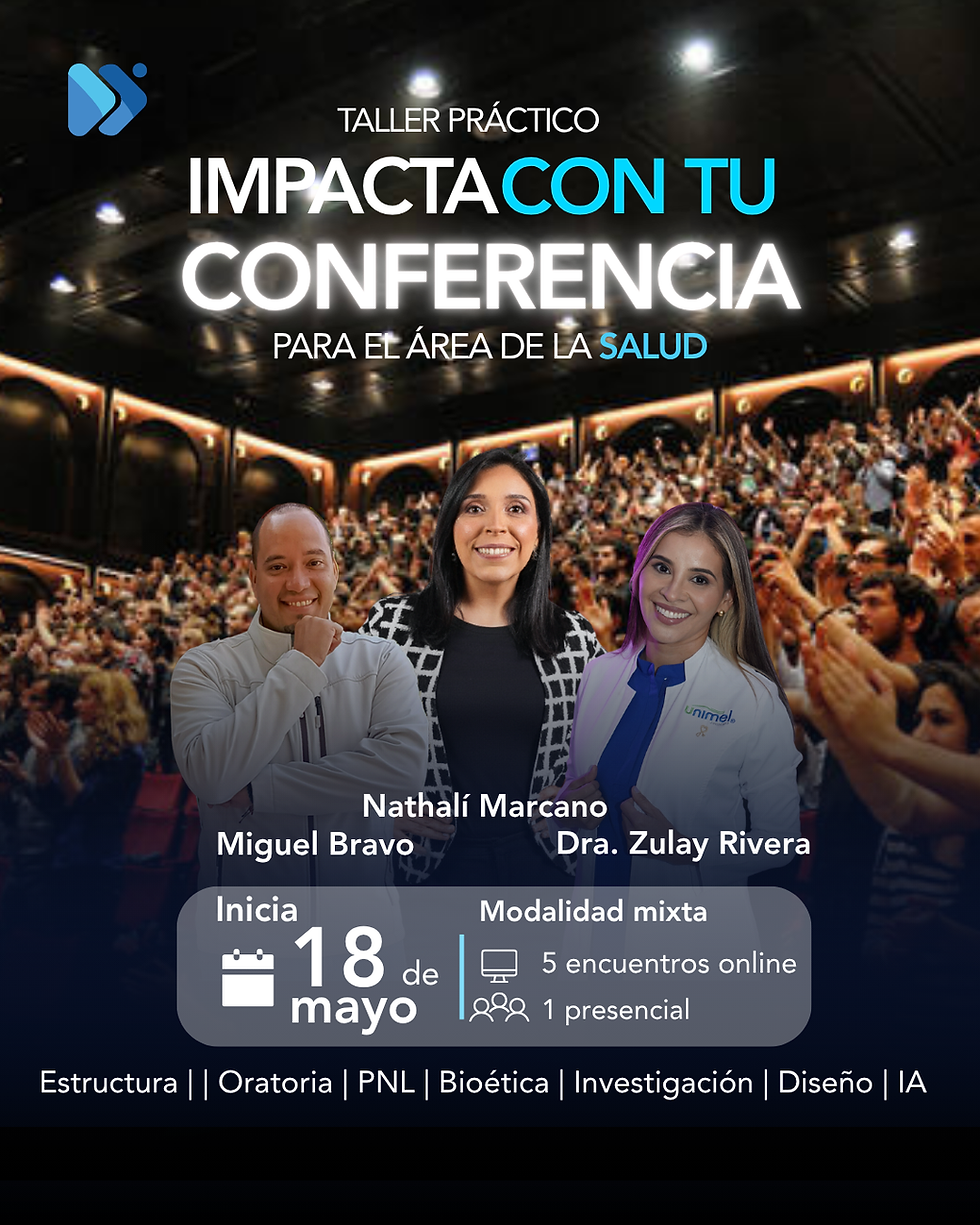 IMPACTA CON TU CONFERENCIA - Para profesionales de la salud