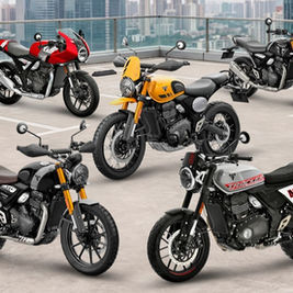 Triumph amplia família 400 no Brasil com duas novidades e agora oferece cinco opções de média cilindrada
