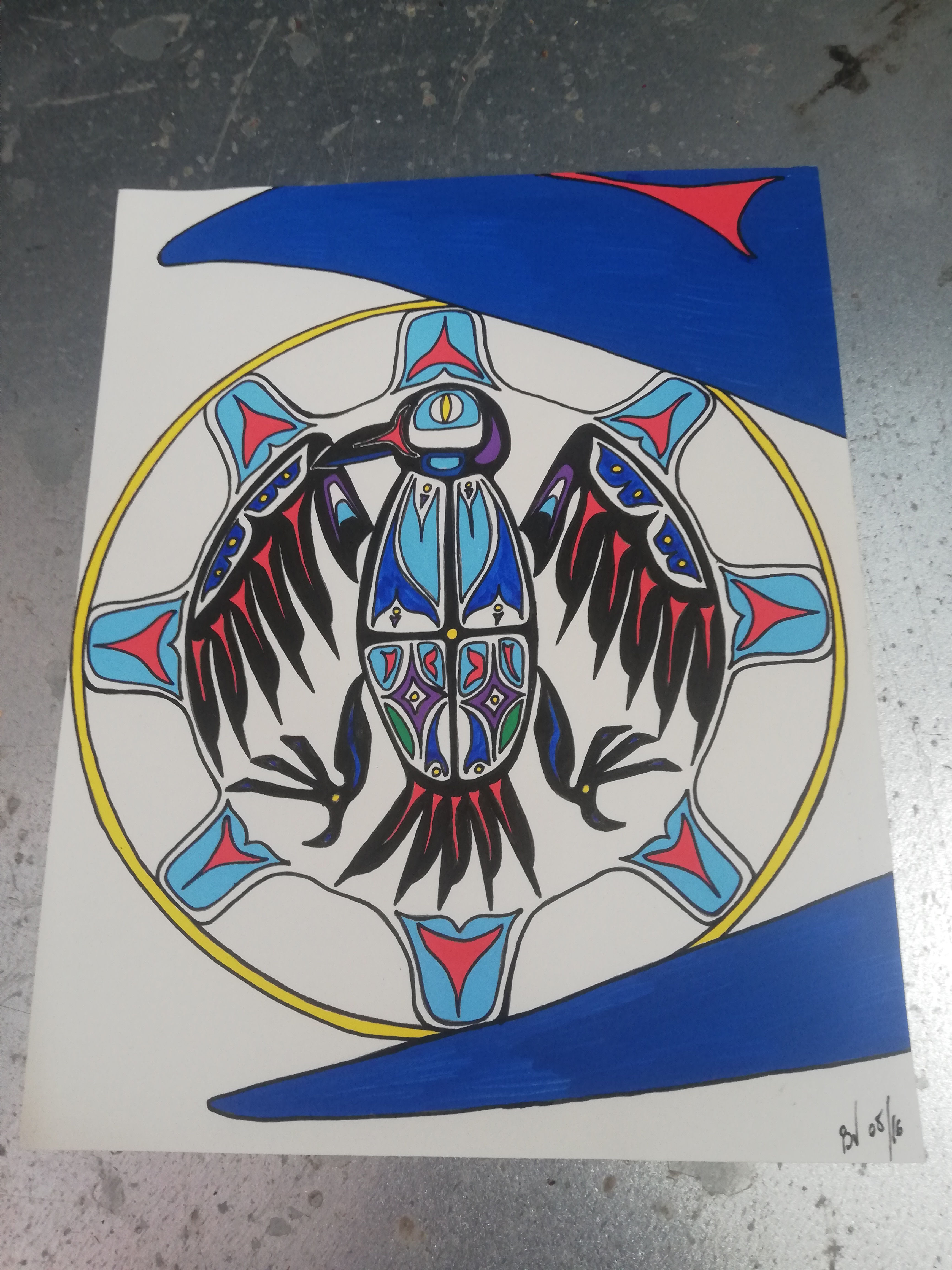 Le Corbeau qui vole le Soleil