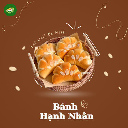 Bánh hạnh nhân Eatclean.