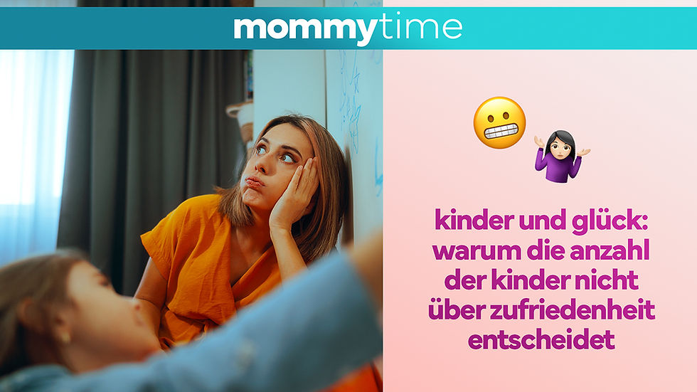 Kinder und Glück: Warum die Anzahl der Kinder nicht über Zufriedenheit entscheidet