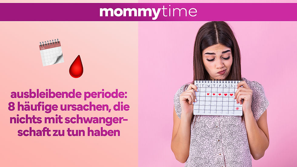 Ausbleibende Periode: Die 8 häufigsten Ursachen, die nichts mit einer Schwangerschaft zu tun haben