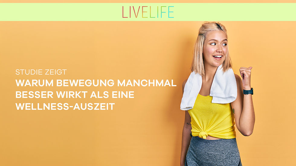 Studie zeigt: Warum Bewegung manchmal besser wirkt als eine Wellness-Auszeit