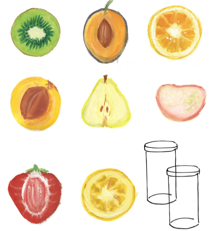 Brotaufstrich aus frischer Frucht