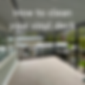 How to clean your vinyl deck