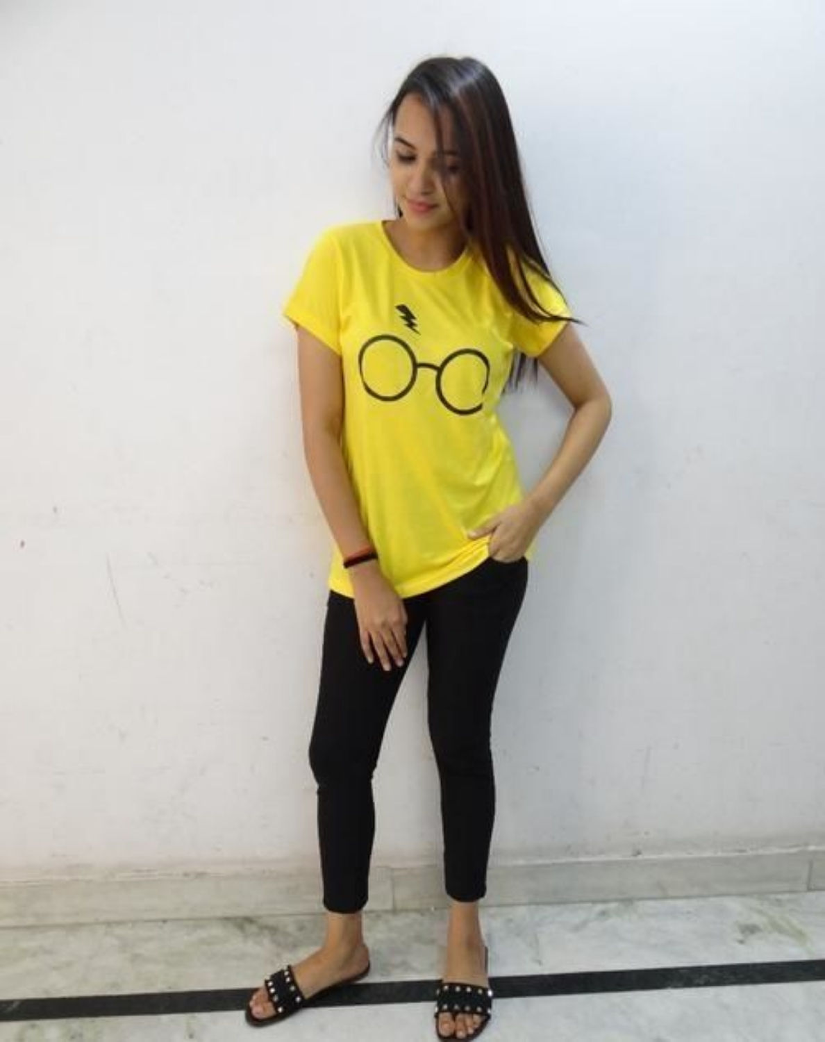 Harry Potter Yellow Tee for Girls