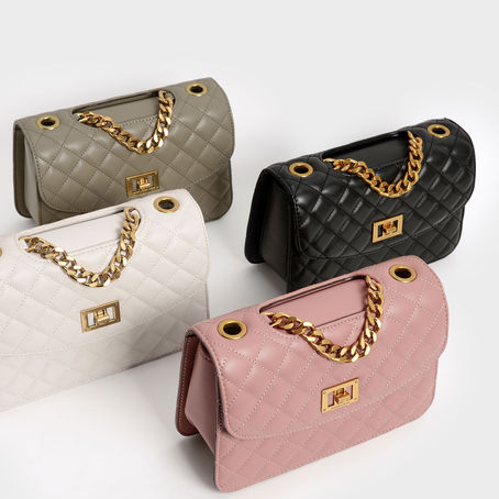 Quilted Clutch Bag - Charles & Keith