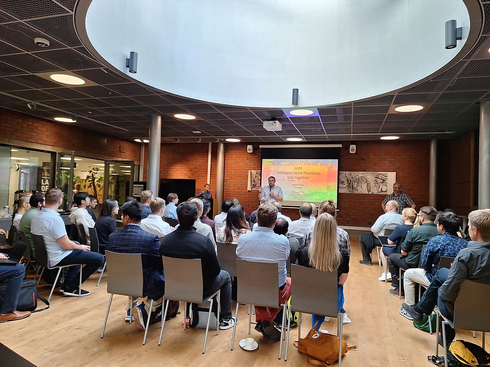 Professor Aki Mikkola giving his speech at the event. Photo: Veera Rautio