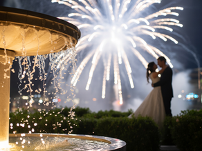 Scenografie di Luce: fuochi, fontane e colori per un finale memorabile