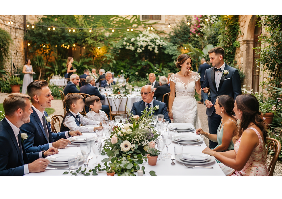 immagine di un matrimonio elegante