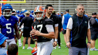 Max Brown Shines in Gator Football Fan Day Practice