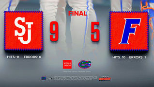 GATORS BASEBALL: Florida Drops Season Opener to St. Johns