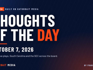 Thoughts of the Day: October 7, 2026