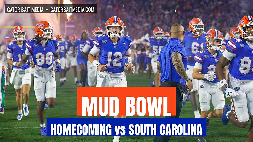 The Buddy Martin Show: Can the Gators Bounce Back With Homecoming Win? Thursday, Oct. 8, 2026 episode thumbnail.