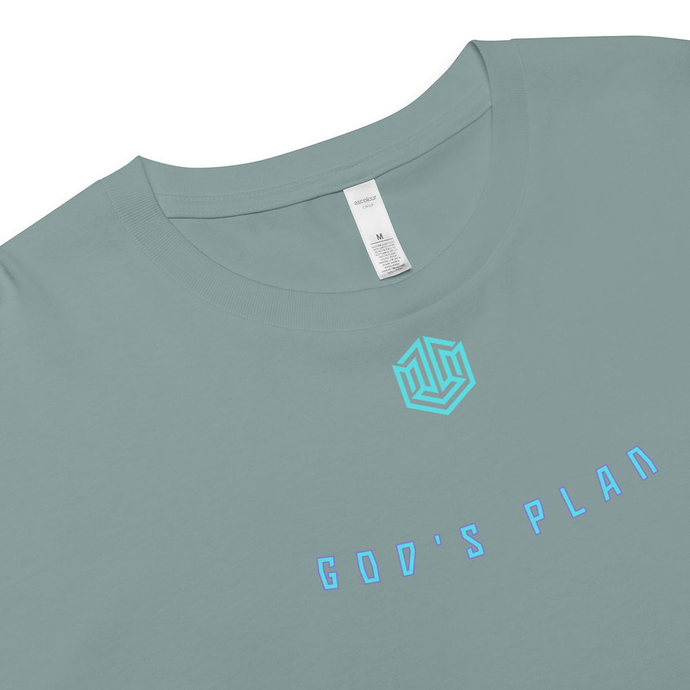 Thumbnail: God's Plan Crop - Teal