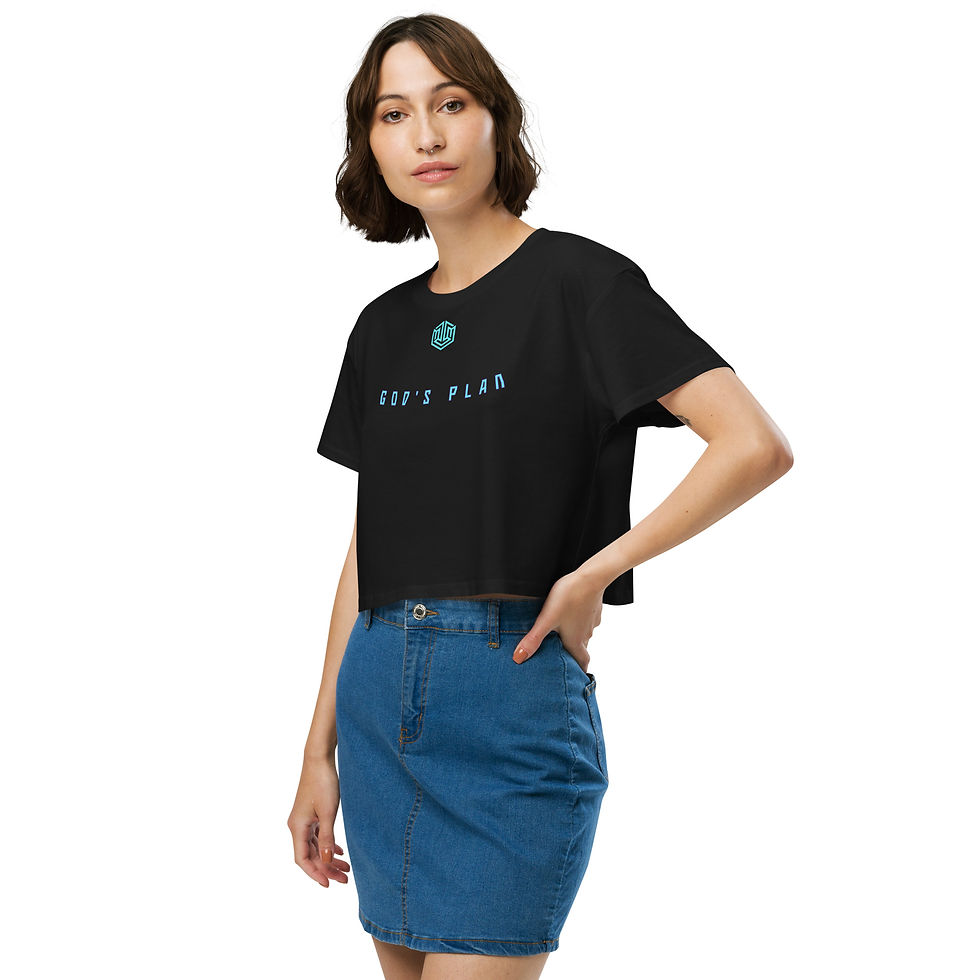 Thumbnail: God's Plan Crop - Teal